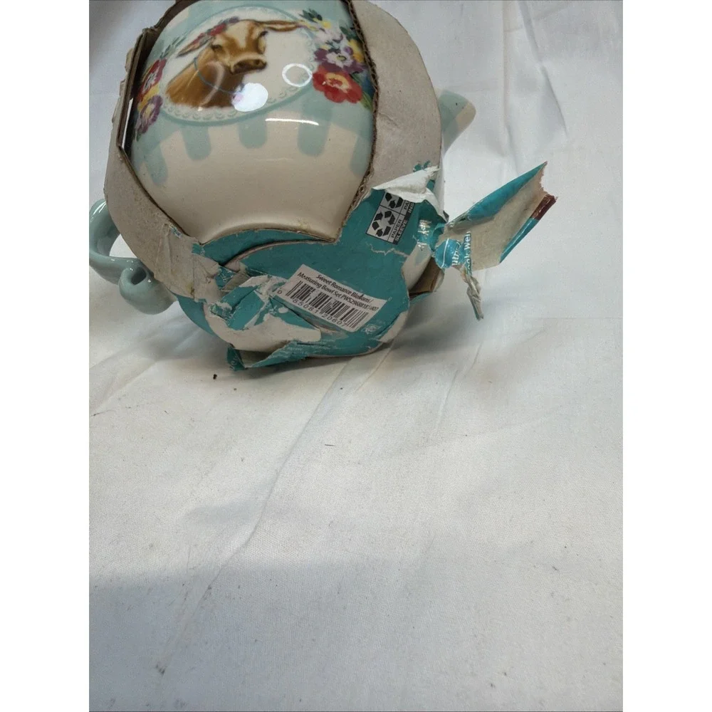 PIONEER WOMAN 4 PIECE GINGHAM COW/HAT/PIG/BOOTS MEASURING CUPS SWEET ROMANCE